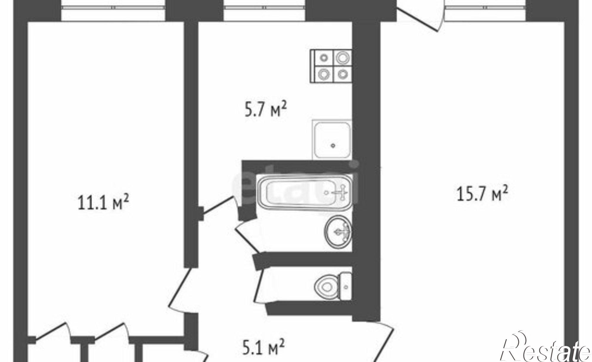 Купить квартиру за 3 400 000 рублей на Ижевск, улица Ворошилова, 3