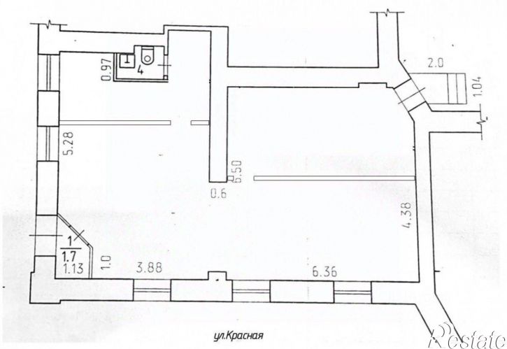 Торговое помещение Красная улица