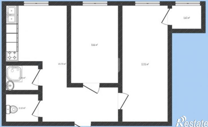 2-комн квартира Ижевск, улица Гагарина, 13