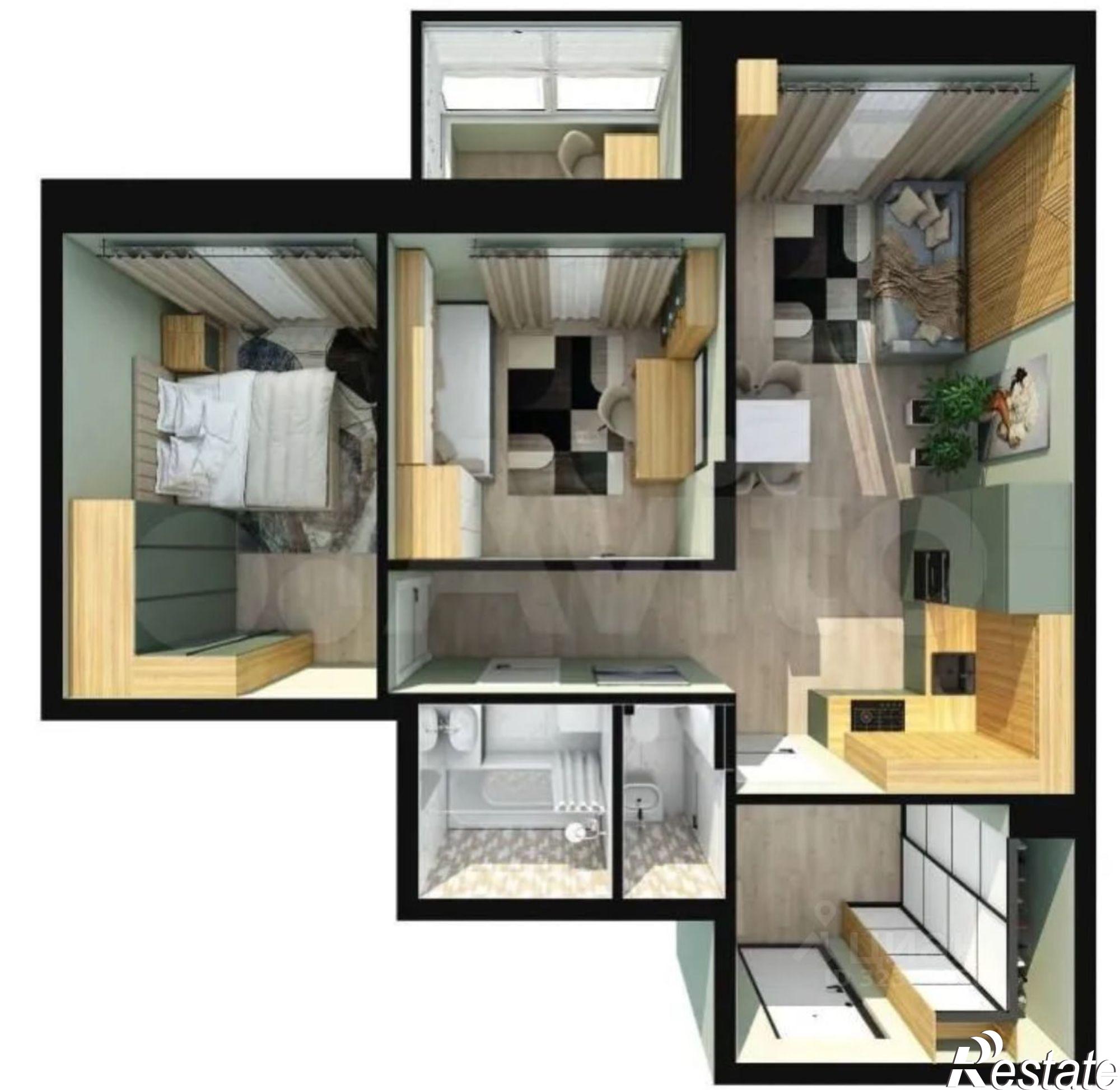 Купить квартиру за 6 400 000 рублей на Фронтовая улица, 5