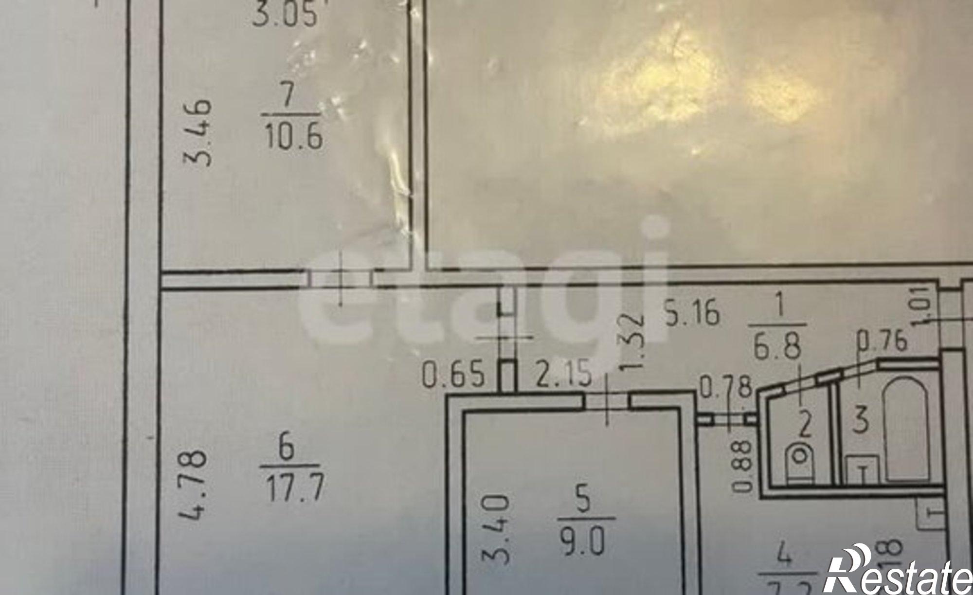 Купить квартиру за 4 800 000 рублей на Автозаводская улица, 48