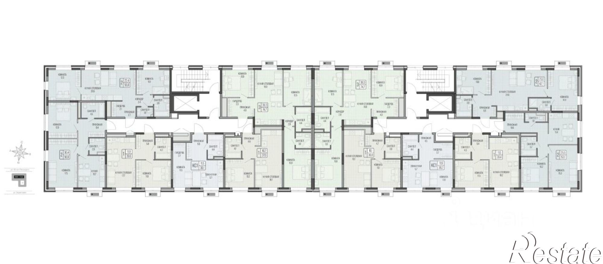 Купить квартиру за 6 469 440 рублей на улица 50 лет Пионерии, 41 к1