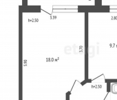 1-комн, 34кв м, этаж 11/16 Красная улица, 118 к2