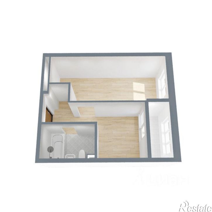 1-комн квартира в новом доме улица 40 лет Победы, 83,  д. 83