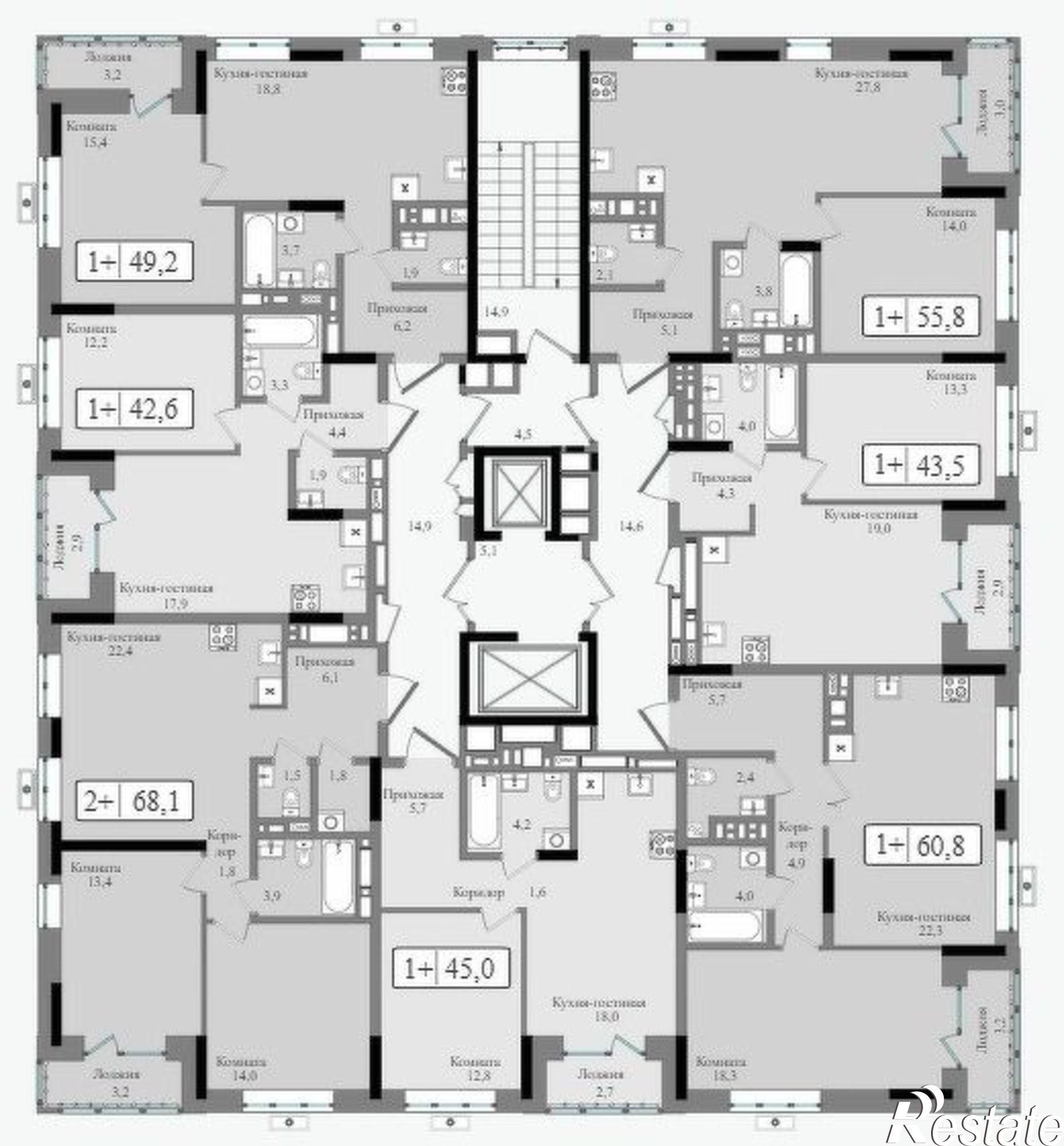 Купить квартиру за 6 878 460 рублей на улица им. В. С. Тарасова, 7