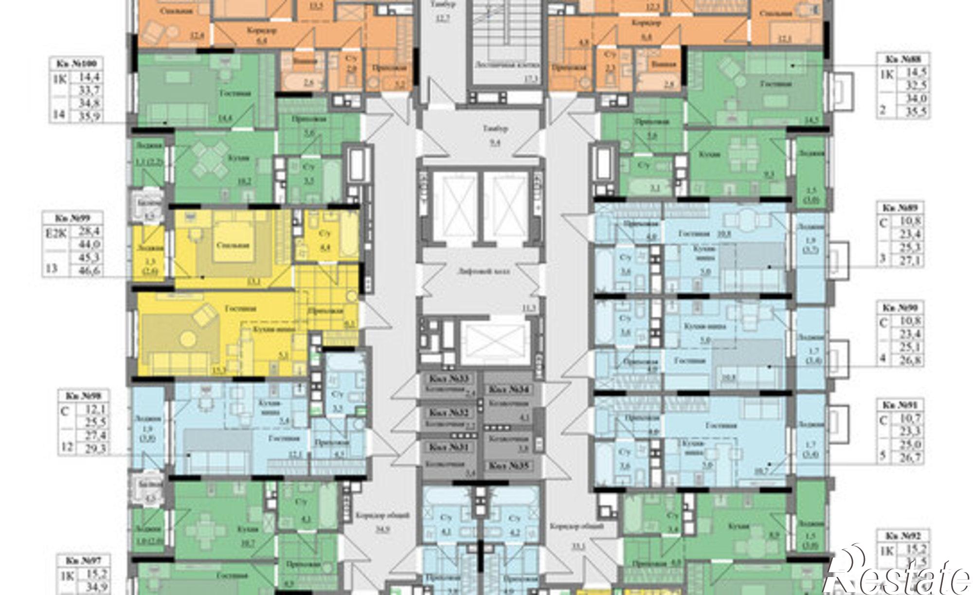 Купить квартиру за 5 370 100 рублей на Воткинское шоссе, 47 к2