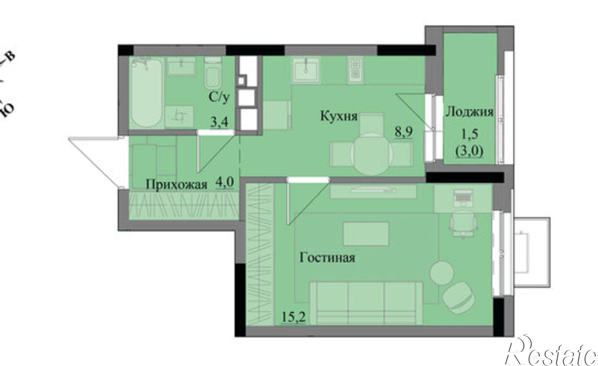 Купить квартиру за 4 211 000 рублей на Воткинское шоссе, 47 к2