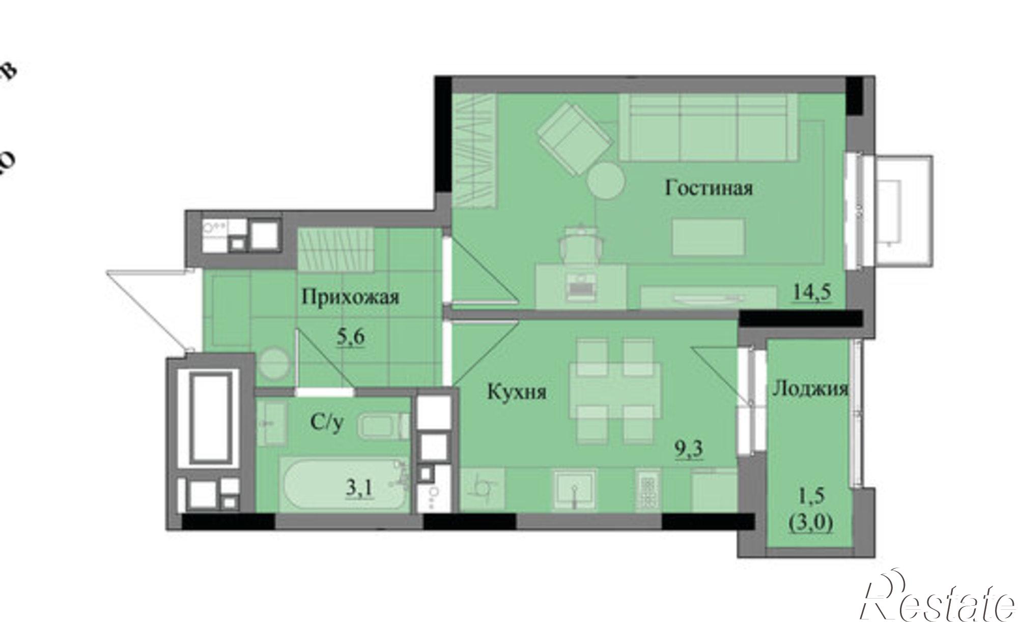 Купить квартиру за 4 278 000 рублей на Воткинское шоссе, 47 к2