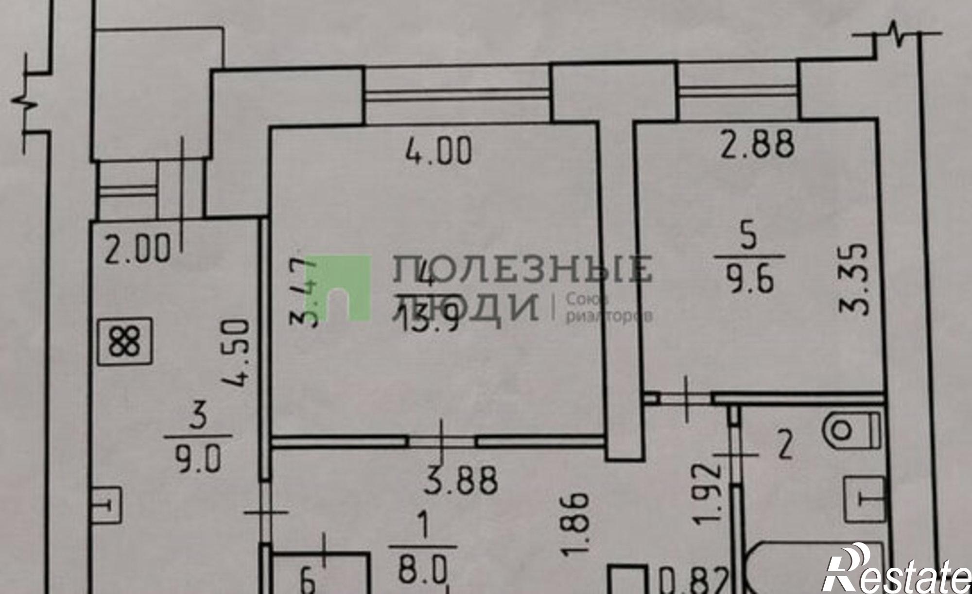 Купить квартиру за 4 850 000 рублей на Кооперативная улица, 5