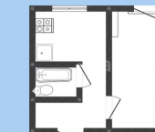 1-комн, 31кв м, этаж 5/5 ул Ленина, 3