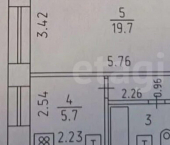 1-комн, 33кв м, этаж 7/9 Воткинское шоссе, 128а