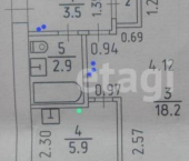 1-комн, 31кв м, этаж 2/5 Воткинское шоссе, 30