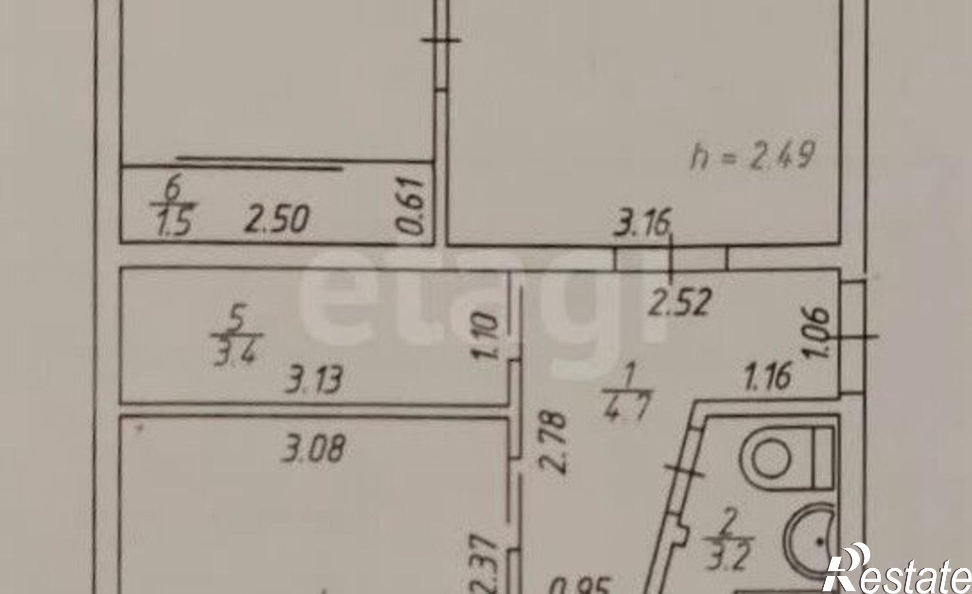 Купить квартиру за 4 600 000 рублей на Песочная улица, 26