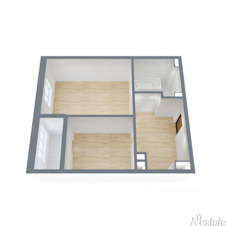 1-комн квартира в новом доме улица 40 лет Победы, 83,  д. 83