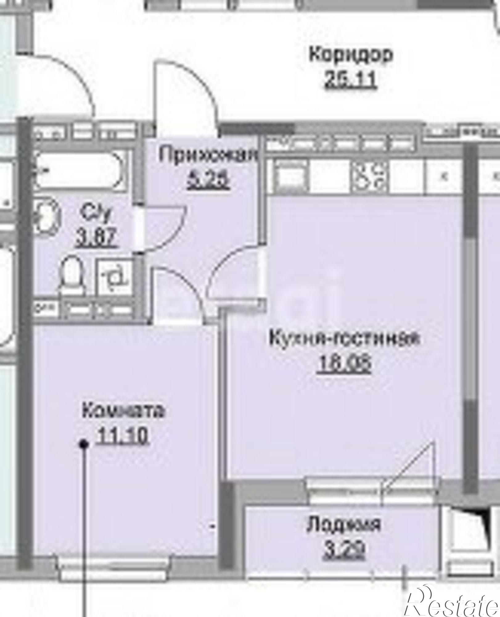 Купить квартиру за 7 500 000 рублей на улица им. В. С. Тарасова, 1