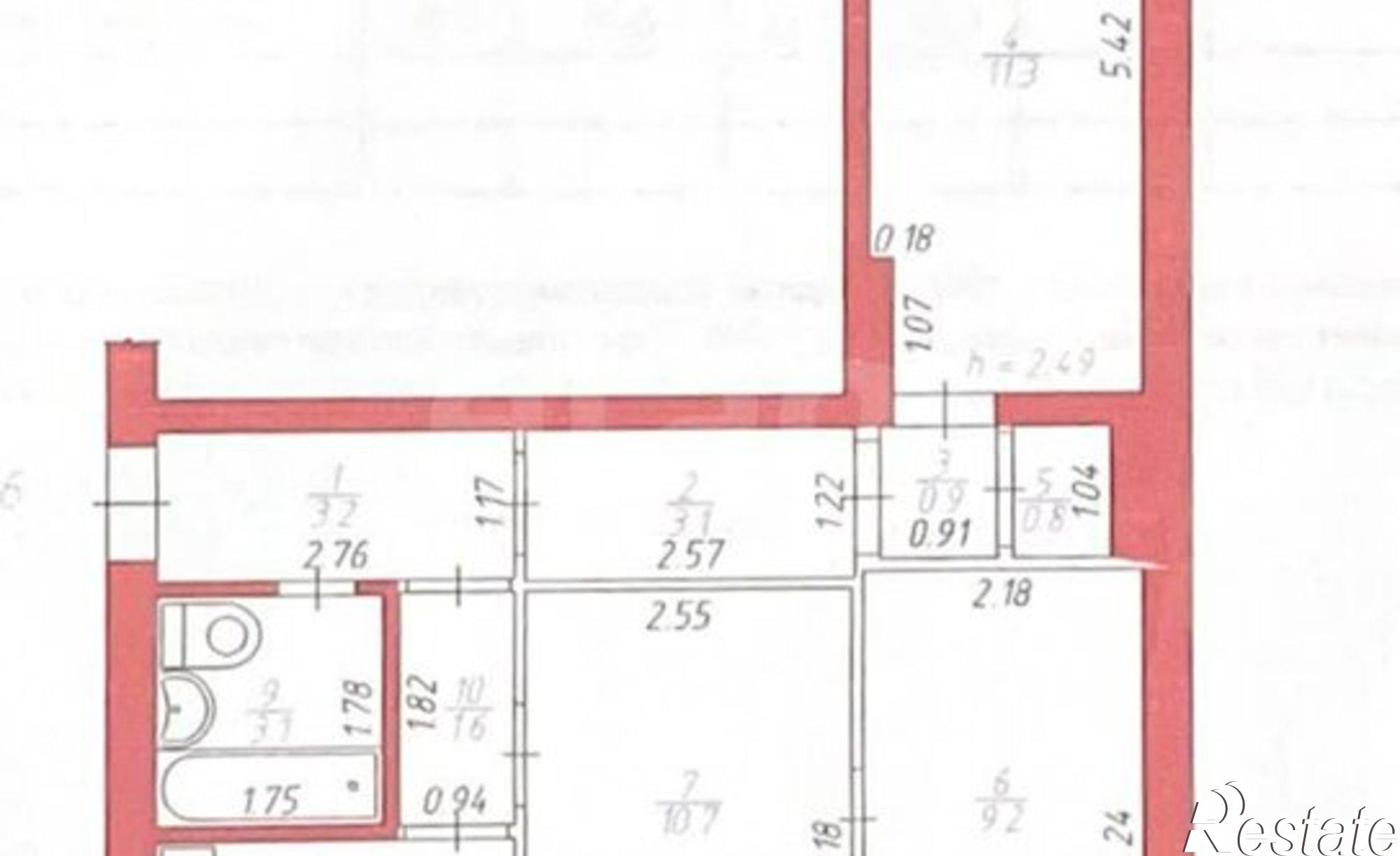 Купить квартиру за 3 590 000 рублей на 8-й Подлесный проезд, 6А