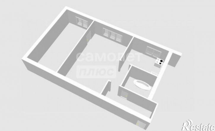 2-комн квартира Кирзаводская улица, 10,  д. 10