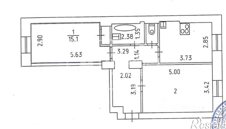 2-комн квартира Советская улица, 23,  д. 23