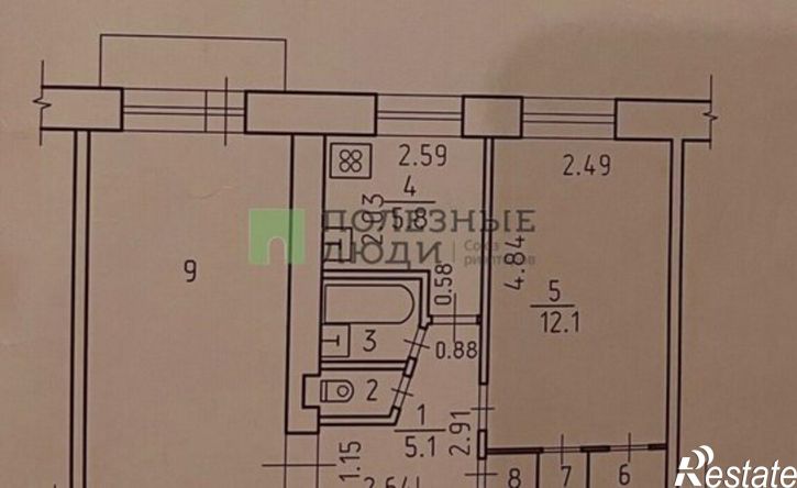 2-комн квартира улица 9 Января, 235,  д. 235