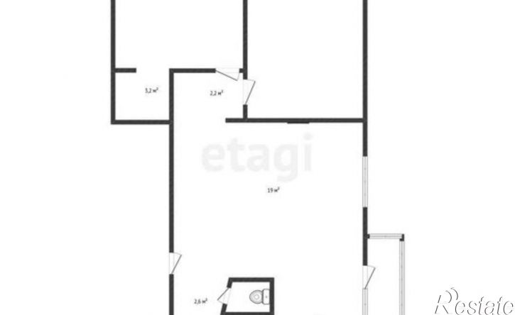 2-комн квартира улица Баранова, 83,  д. 83