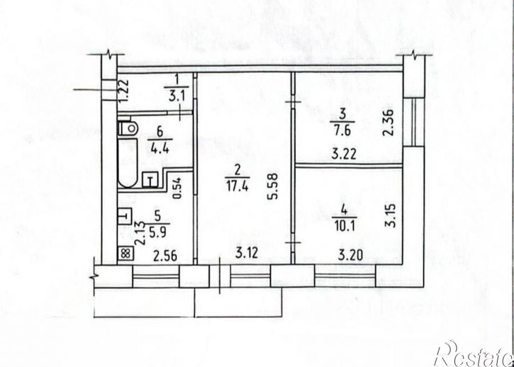 3-комн квартира Ижевск