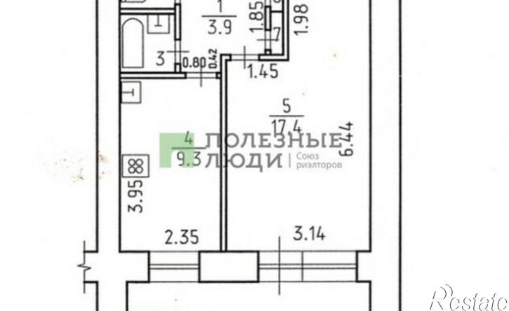 1-комн квартира улица 9 Января, 215,  д. 215