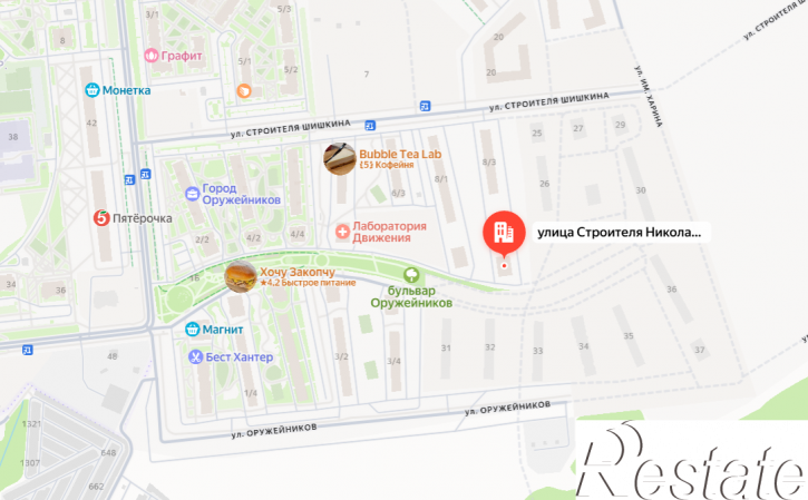 2-комн квартира Строителя Николая Шишкина, 8/5