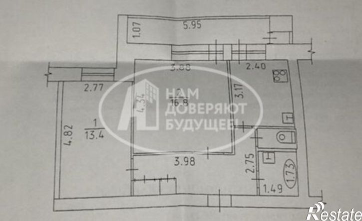 2-комн квартира Глазов, улица Пехтина, 6