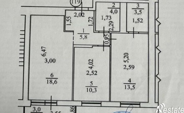 3-комн квартира Зелёная улица, 60 к2,  д. 60 к2