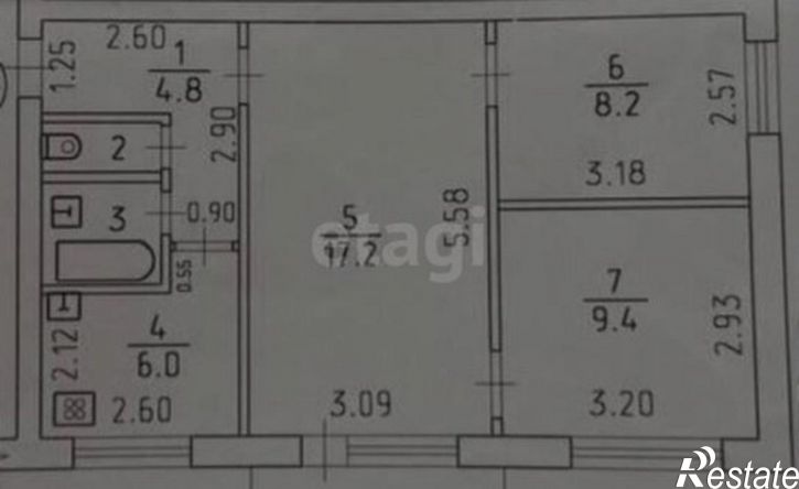 3-комн квартира улица Карла Маркса, 429,  д. 429