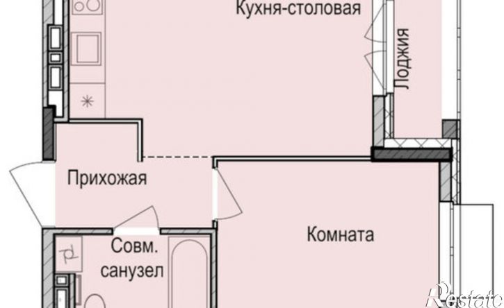 1-комн квартира в новом доме Ижевск, Карлутский жилой район, 3-й микрорайон, жилой комплекс Сканди