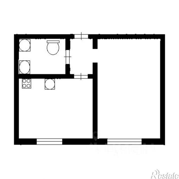 1-комн квартира улица Ленина, 9Б,  д. 9Б