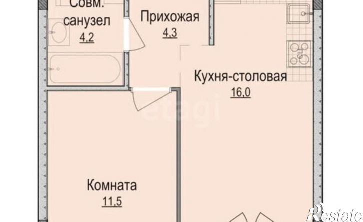 1-комн квартира Ижевск, Университетская улица, 6к2