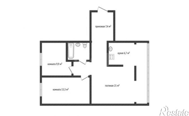 3-комн квартира Ижевск, Удмуртская улица, 269