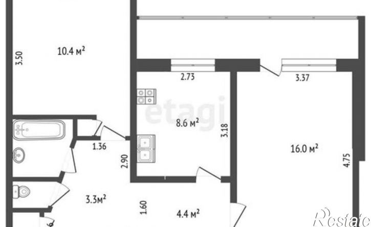2-комн квартира Ижевск, улица 9 Января, 221А