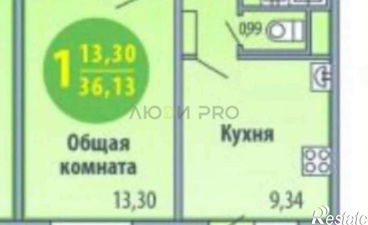 1-комн квартира Ижевск, улица Холмогорова, 98