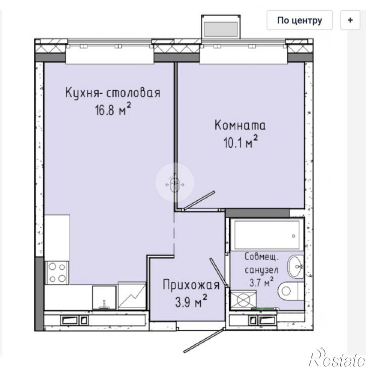 1-комн квартира в новом доме Ижевск, улица Ленина