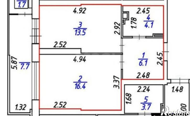 2-комн квартира Ижевск, улица Герцена, 8к2