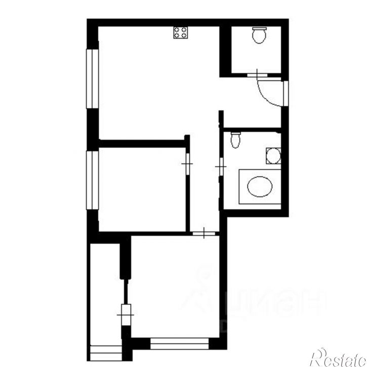 2-комн квартира ул Рабочая, 11,  д. 11