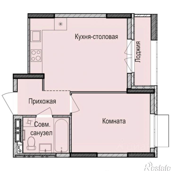 1-комн квартира в новом доме Ижевск, улица Васнецова