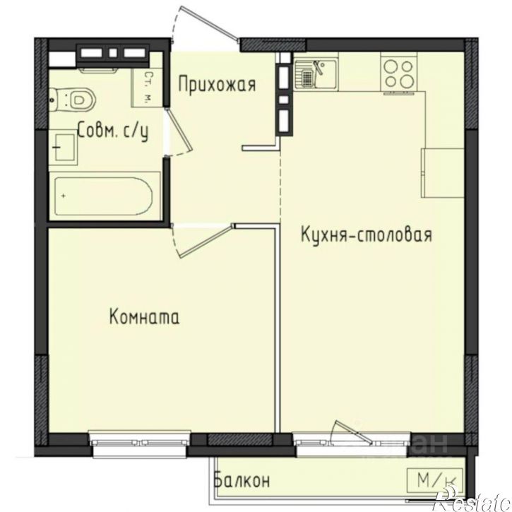 1-комн квартира в новом доме Ижевск