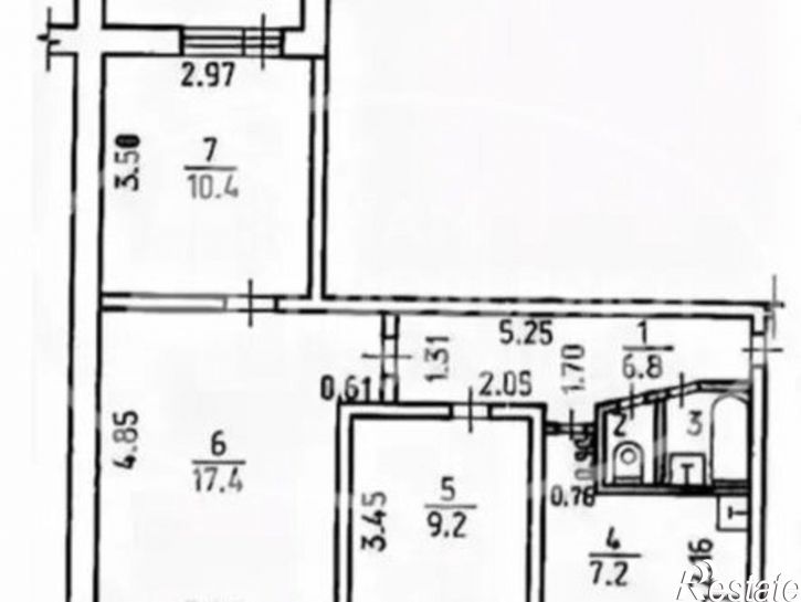 3-комн квартира Ижевск, улица Михаила Петрова, 7
