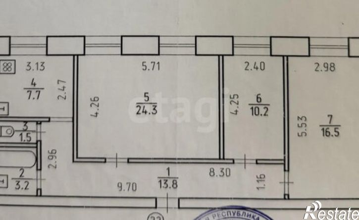 3-комн квартира Ижевск, Деповский проезд, 6