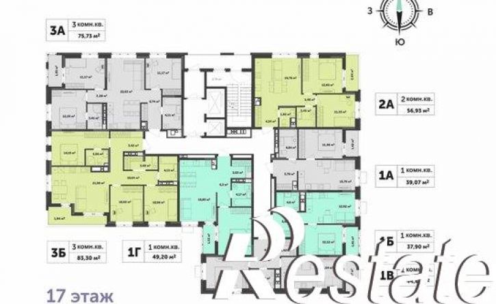 2-комн квартира в новом доме улица Академика Павлова, 33,  д. 33
