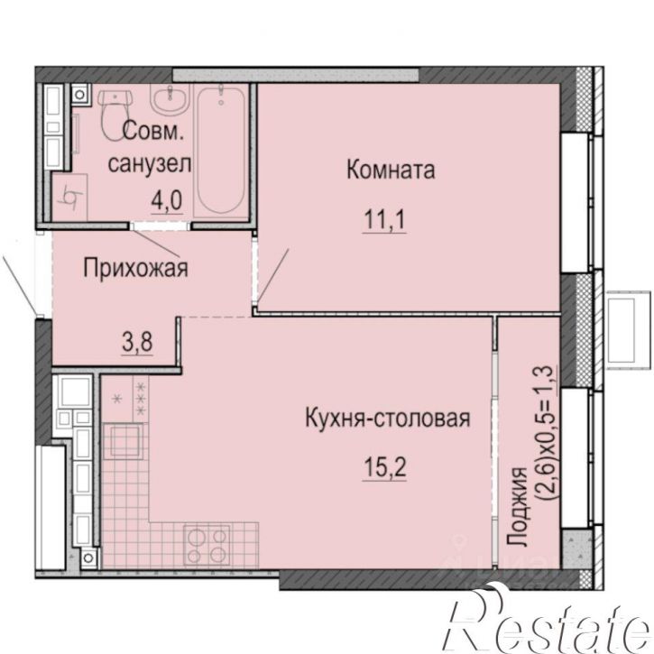 1-комн квартира в новом доме Камбарская улица, 90,  д. 90