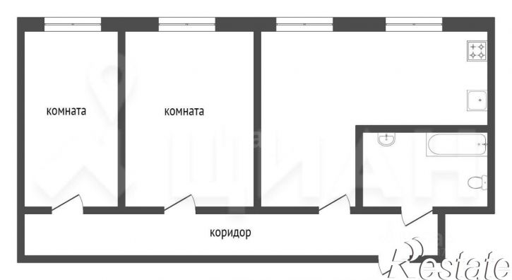 3-комн квартира улица Кирова, 121,  д. 121