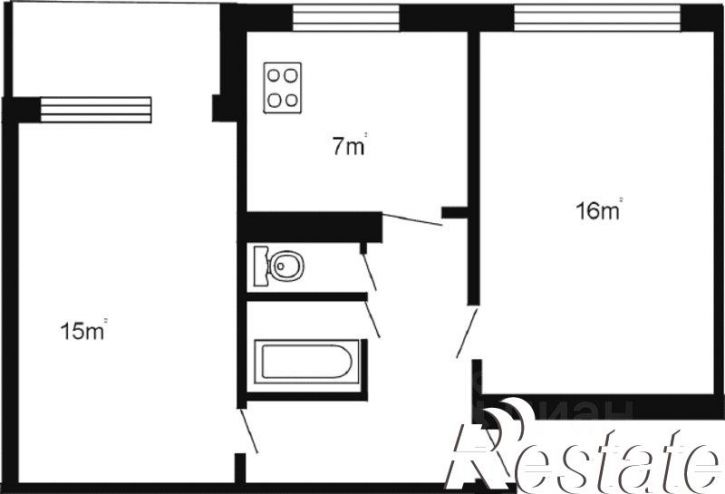2-комн квартира улица Карла Маркса, 432,  д. 432