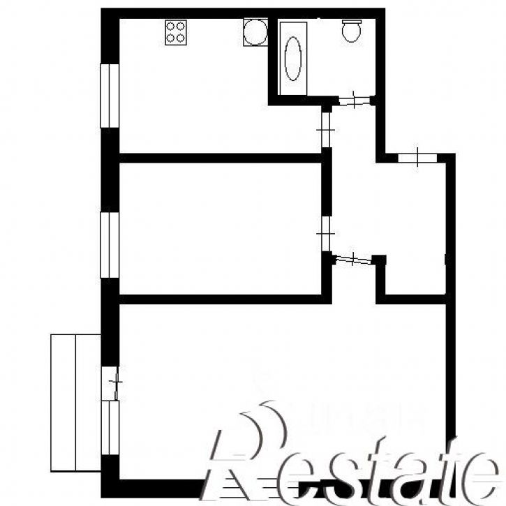 2-комн квартира улица Воровского, 124,  д. 124