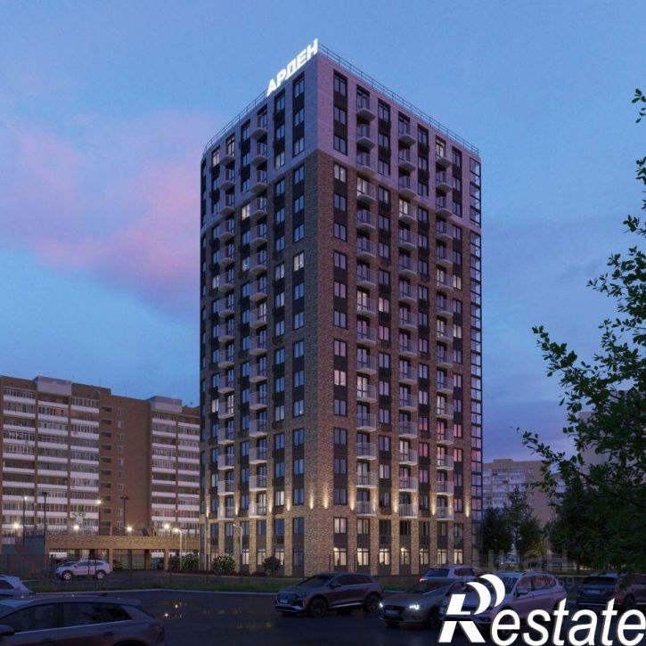 1-комн квартира в новом доме улица Циолковского, 22 к3,  д. 22 к3
