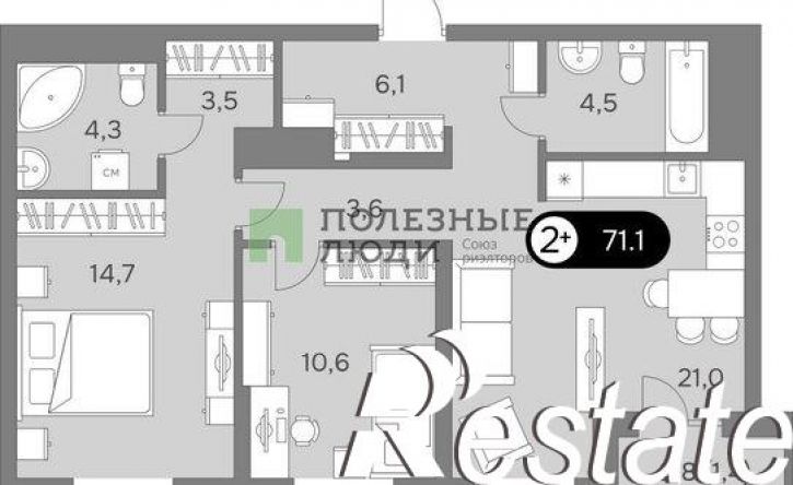 2-комн квартира Воткинское шоссе, 45А,  д. 45А
